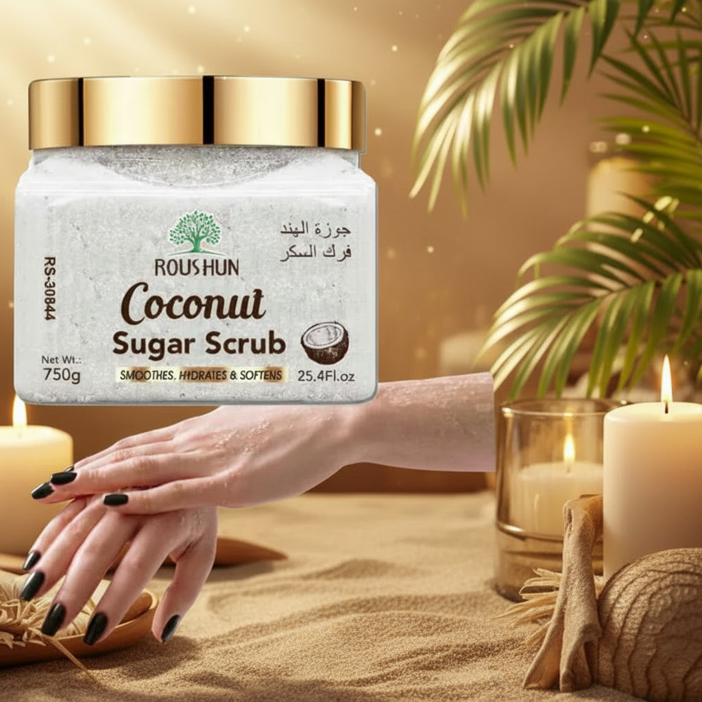 Gommage Corps au Sucre de Coco – Exfoliation Douce