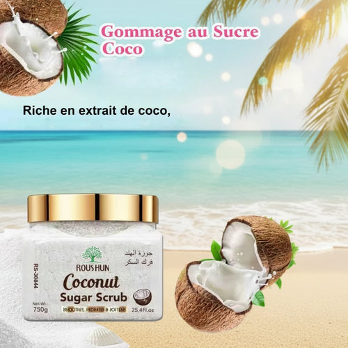 Gommage Corps au Sucre de Coco – Exfoliation Douce