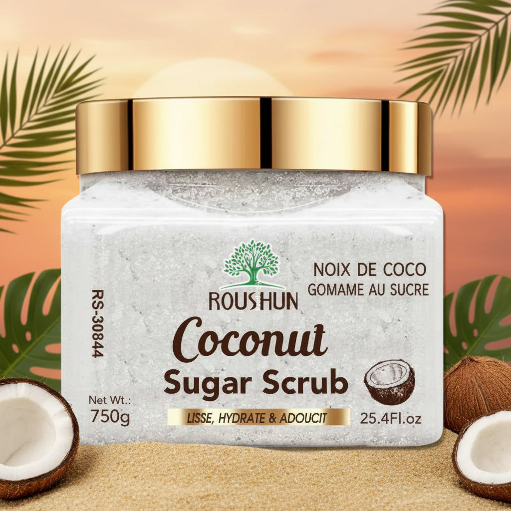 Gommage Corps au Sucre de Coco – Exfoliation Douce